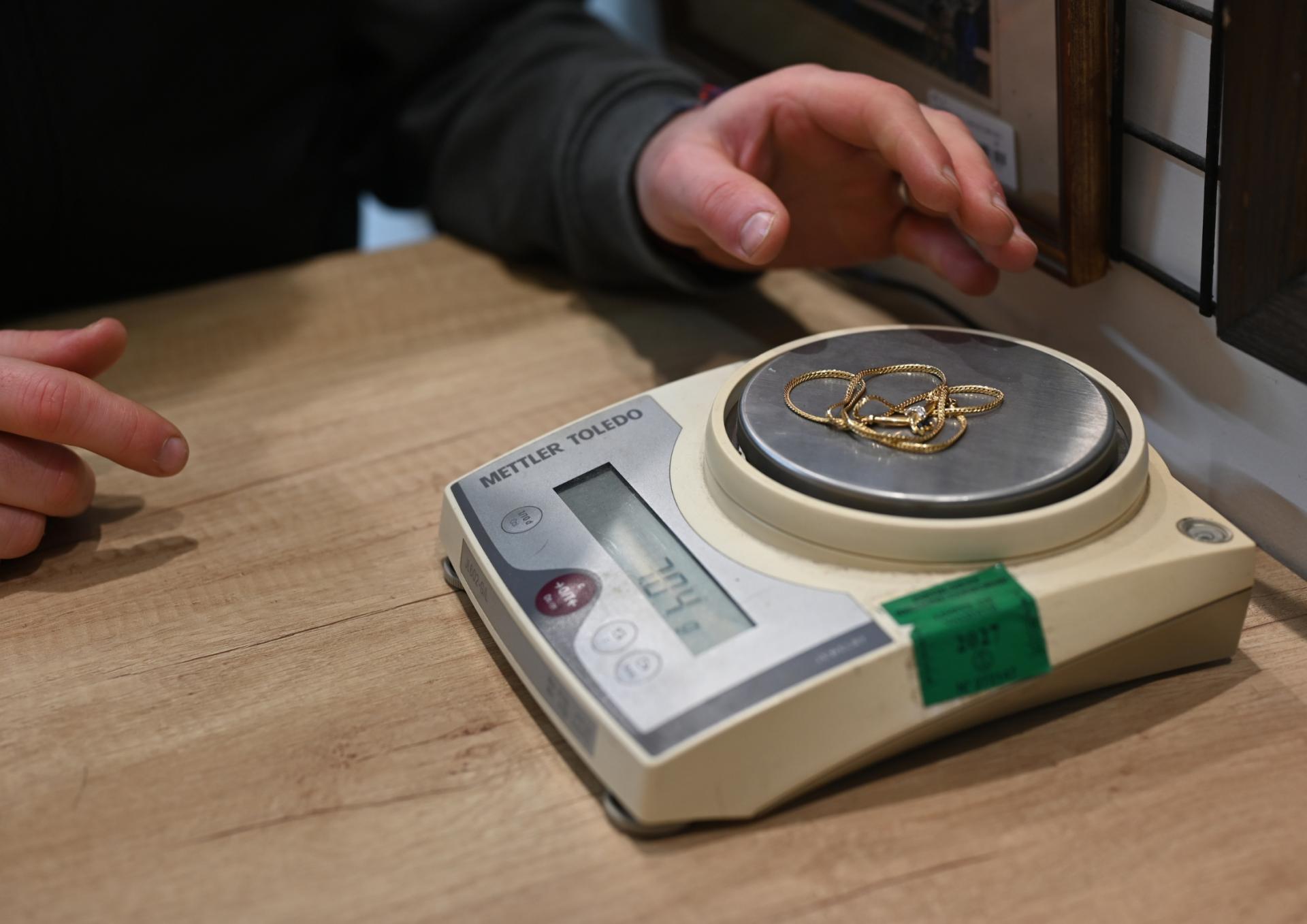 Lingot or et pi�ces Krugerrand Manche