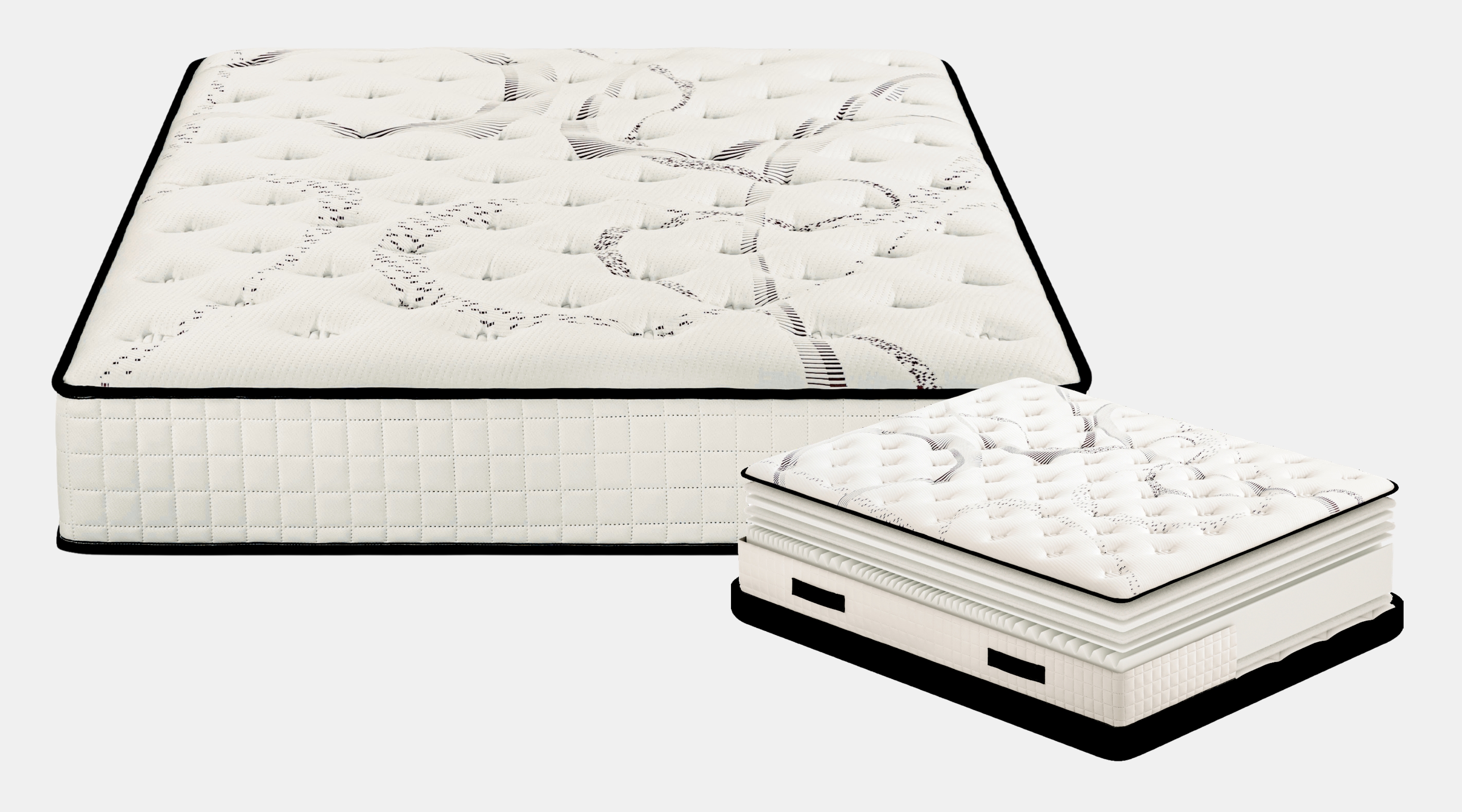 Matelas Mambo mousse alvéolaire 35 kg/m³ 5 zones fabriqué en France — Le Dépôt Cherbourg